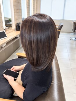 アース 志木店(HAIR & MAKE EARTH)の写真/志木◆髪質改善でツヤ髪へ♪白髪ぼかしと合わせた美髪ケアもお任せ