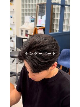 ラグ バイ シゲルカットクラブ 神田久志本店(lag) 【メンズ、センターパート】