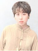 【インナーカラー】ラフカールマッシュショート
