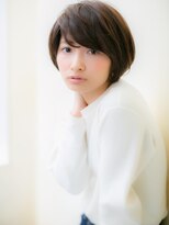 ブルー(BLUE)&nbsp;*CUORE水戸*…ダブルバング＆マッシュフォルムの丸みショートb