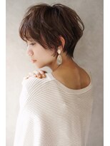 アヴァロン(AVALON)&nbsp;【絶壁解消】くびれマッシュショート×イルミナショコラベージュ