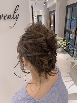 オースティン 錦糸町(AUSTIN) AUSTIN イルミナカラーが際立つ編み込み着付けヘアセット