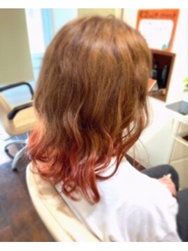 ヘアー スタイリスト(hair STYLIST) ミディアムグラデーションカラー