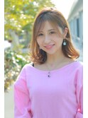 大人可愛い、色気、小顔カットひし形シルエット【錦糸町】