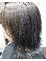 フェイスヘアーデザイン(Faith Hair Design) ブルーアッシュハイライト