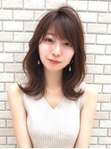 チョコレート 切りっぱなし イヤリングカラー 韓国ヘア 顔周り