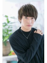 ミック ヘアアンドメイク アップ 駒込店(miq Hair&Make up)&nbsp;マットアッシュプチウルフ★サイドパートショートb1