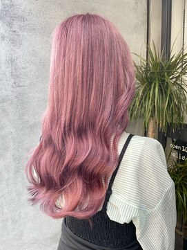 スイート ヘアデザイン(Suite HAIR DESIGN) 【Mana】ペールピンク　ブリーチ2～3回　ヨシンモリ