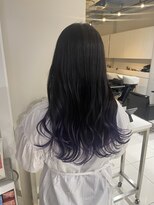 アライブ ハラジュク(ALIVE harajuku)&nbsp;ネイビーラベンダーグラデーションryota