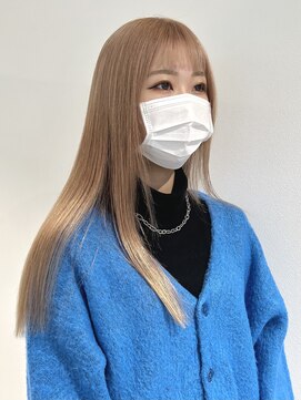 コト 福井大和田店(coto) 福井　大和田　ハイトーン　ホワイトミルクティーベージュ