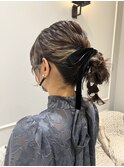 ねじねじポニーテールアレンジ