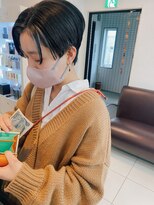 ヘアアンドデイスパ アグー(hair&dayspa AGU) 【横須賀中央　AGU】インナーハイライトハンサムショート