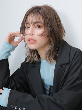 ラックスビー ユナイテッド 神戸三宮いくたロード店(LUXBE UNITED) ダブルラインカット×インナーカラー《LUXBE》