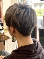 レヴェリー(Reverie)&nbsp;MEN’S HAIR/ハイライトツーブロックマッ シュ束感ショート