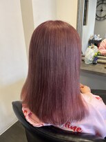 ヘアーアンドメイクアップ ケー インターナショナル 神楽坂(Ke' International)&nbsp;ブリーチで創る、暖かみのあるピンクブラウンカラー
