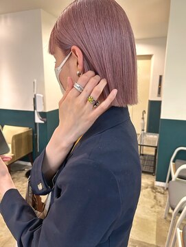 ヘアーブレイス(hair brace) ピンクベージュ【菅野竜矢】