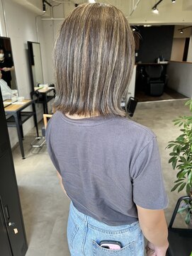 ノイ(NEU) 【NEU×石田】コントラストハイライト×シルバーベージュ