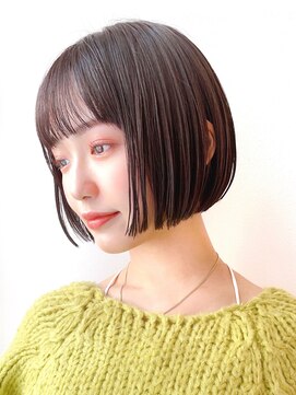 セイドット フクオカ(Say.FUKUOKA) 【Say.福岡】ミニボブ×ショートボブ×グレージュアッシュ×前髪