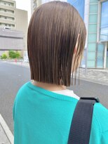 オーガニック アトリエ 大宮(organic+atelier) くびれ切りっぱなし結べるボブ×似合わせカットうるツヤ美髪