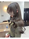RENYA フェイスレイヤー オリーブカラー 美髪 エアリーロング