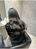 ブリーチなしくすみブラウン