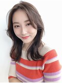 時短で簡単！くびれミディアムヘア*くびれヘア*センターパート