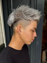 エクファフォーメン(EX-FA FOR MEN)&nbsp;ベリーショート/ダークアッシュ/ニュアンスパーマ/韓国マッシュ