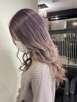 ヘアーデザイン ジェルム(Hair Design germe)&nbsp;ピンクパープルグラデーションカラー #しのだスペシャル