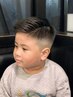ジュニアカット＋ブロー(～小学生までのお子様)￥3300