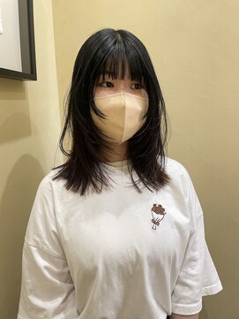 スニュウ(snuw) 【snuw mina】レイヤーカット/顔まわりカット/透明感カラー/伏見