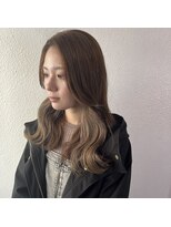 トリコ 梅田茶屋町店(trico) 大人のベージュイヤリングカラー♪
