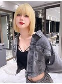 成人式はダブルカラー、インナーカラー♪
