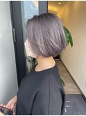 ラベンダーシルバーボブ