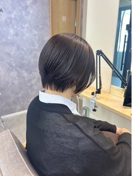 バッカ 横浜桜木町店(BACCA) ショートボブ、アッシュグレー