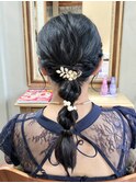 編みおろしアレンジ