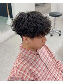 マッシュ波巻きスパイラルパーマ