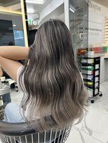 ラピス 渋谷本店(Lapis)&nbsp;バレイヤージュ/ホワイトカラー/外国人風/髪質改善/ケアブリーチ