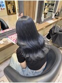透明感ネイビーカラー