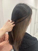 モア 岡崎(more)&nbsp;インナーカラー、グレージュ