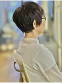 大人マッシュショート＋オーガニックカラー＋生コラーゲンTR