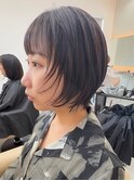 マッシュショートウルフ☆黒髪ヘア☆圧倒的技術のウルフヘア