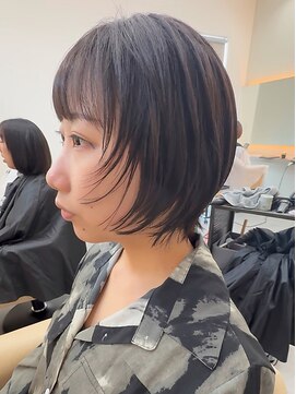 バーチミシマ(BIRCH mishima) マッシュショートウルフ☆黒髪ヘア☆圧倒的技術のウルフヘア