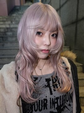 ピア ヤクイン(Pia Yakuin) 似合わせレイヤーカット/顔周りレイヤー/ペールピンク