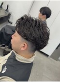 men's/メンズ/サーフカール/刈り上げ/リバースセンターパート