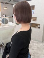 アロ 大阪梅田(alo)&nbsp;【momoa】ボブ×ミルクティーグレージュ《ブリーチ/ボブ》