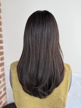 エニー 栄(Any) 韓国レイヤー×ラベンダーブラウン