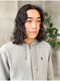 メンズパーマ/スパイラルパーマ/メンズボブ/外国人風パーマ