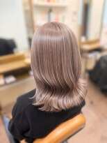 セブンルックス モカ 宇都宮鶴田店(7LOOKS mocha)&nbsp;ラベンダーシルバー/ダブルカラー/ブリーチ/インナーカラー