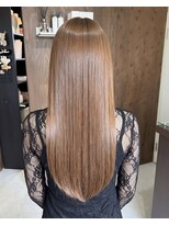 零秒女髪 千里丘店&nbsp;髪質改善で叶える上品な艶ロングストレート艶髪美髪艶カラー艶感