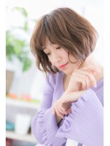 ヘアアンドビューティー ミック(Hair & Beauty miq) Aラインシルエット♪くせ毛風エアリーボブa